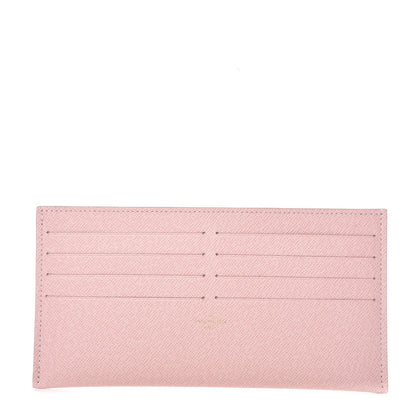 Louis Vuitton Calfskin Felicie Card Holder Insert Rose Ballerine 1 of 6