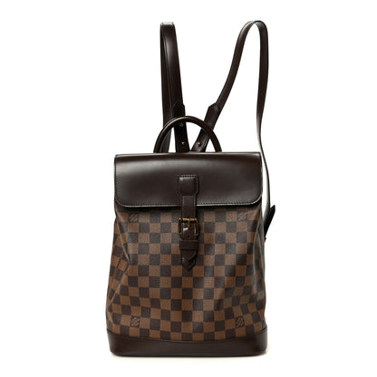 Louis Vuitton Damier Ebene Soho Backpack 1 of 9