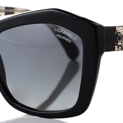 Chanel Lace Effect Sunglasses 5296-A Black 7 of 8