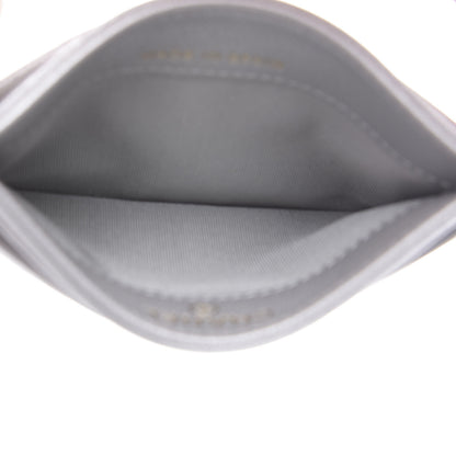 Chanel Metallic Goatskin Quilted 19 Card Holder Silver 5 of 8