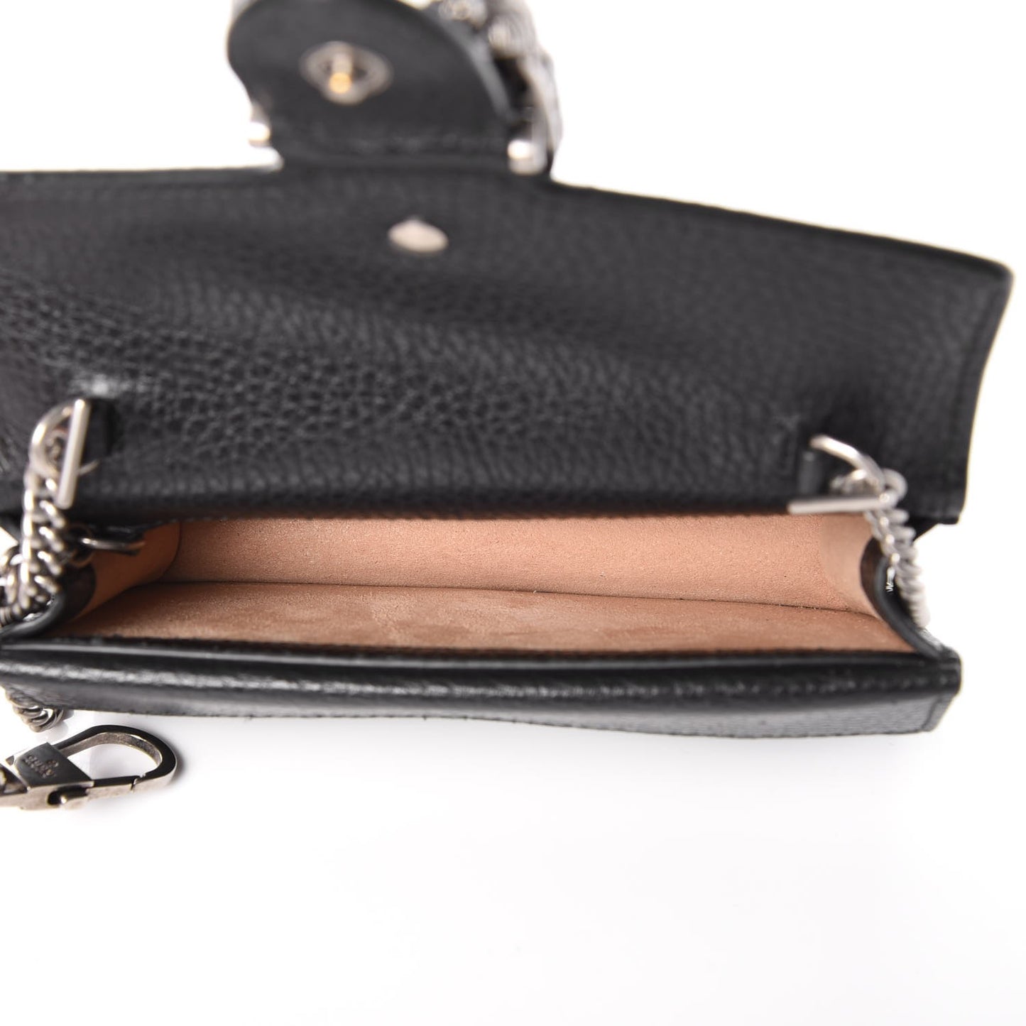 Calfskin Super Mini Dionysus Shoulder Bag Black