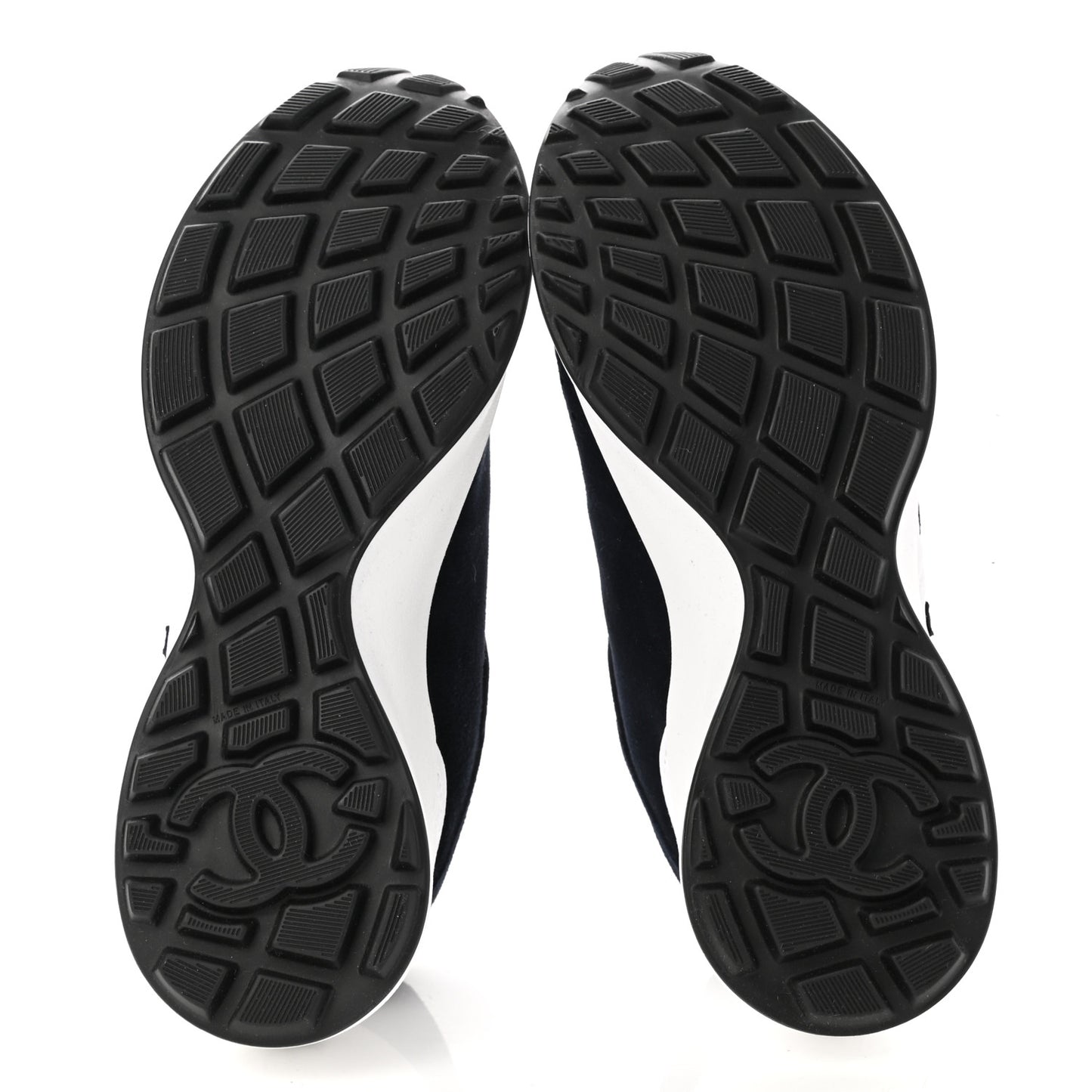 Suede Perforated Womens CC Sneakers 35.5 Black White