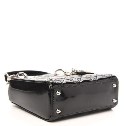Christian Dior Patent Cannage Mini Lady Dior Black 4 of 10