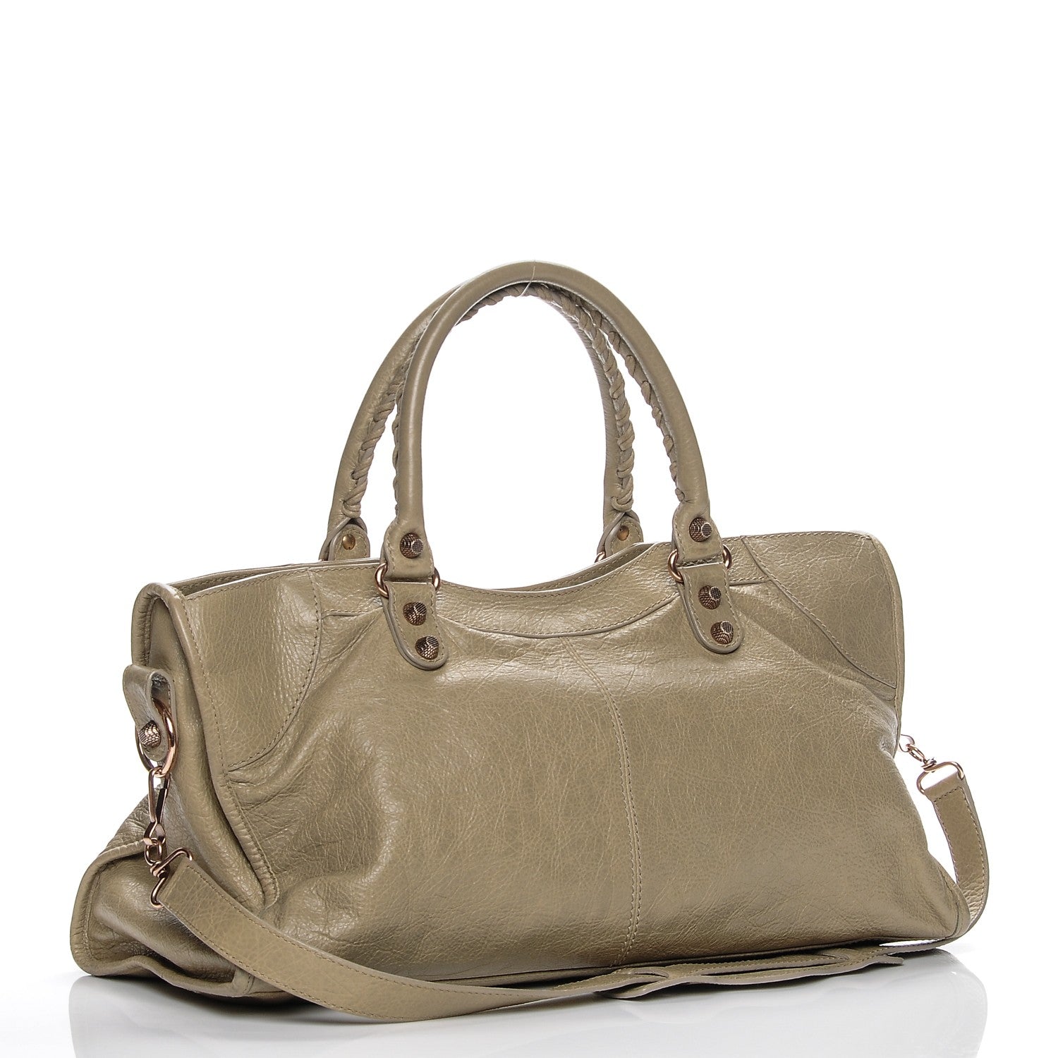 Balenciaga Agneau Giant 12 Rose Gold Hardware Part Time Latte Beige 3 of 10