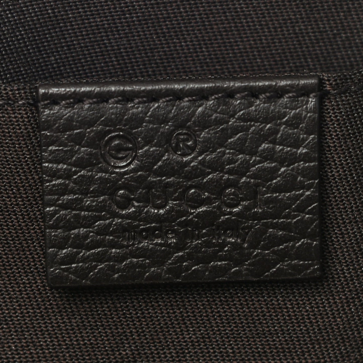 Monogram Belt Bag Dark Brown