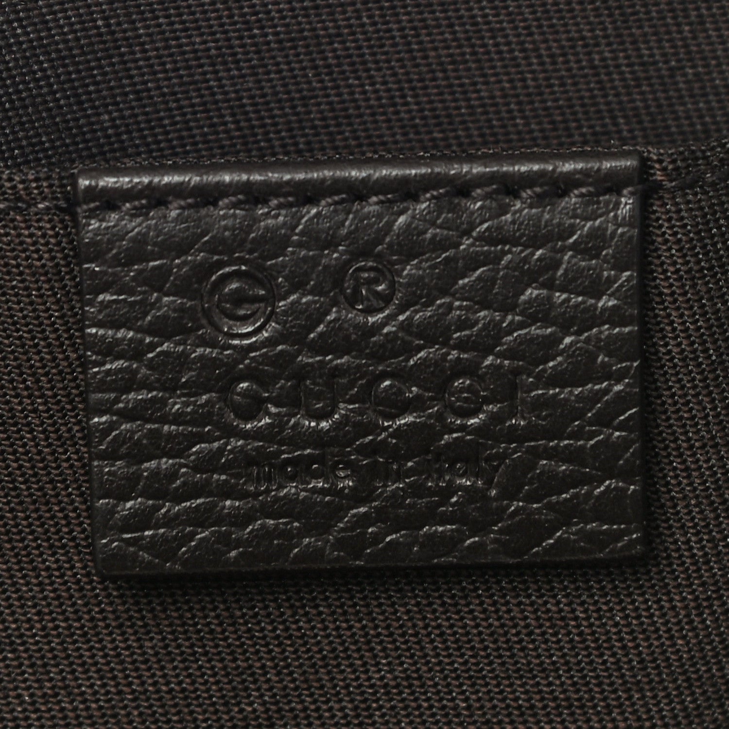 Gucci Monogram Belt Bag Dark Brown 7 of 11