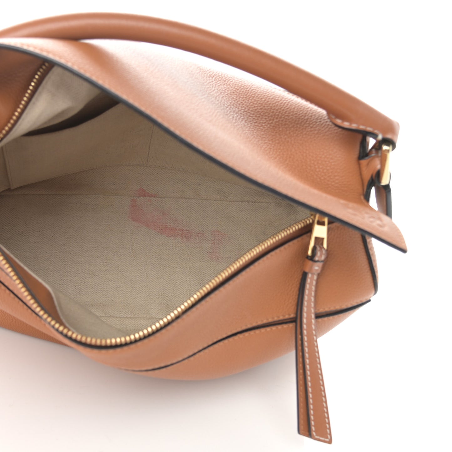 Calfskin Medium Puzzle Bag Tan