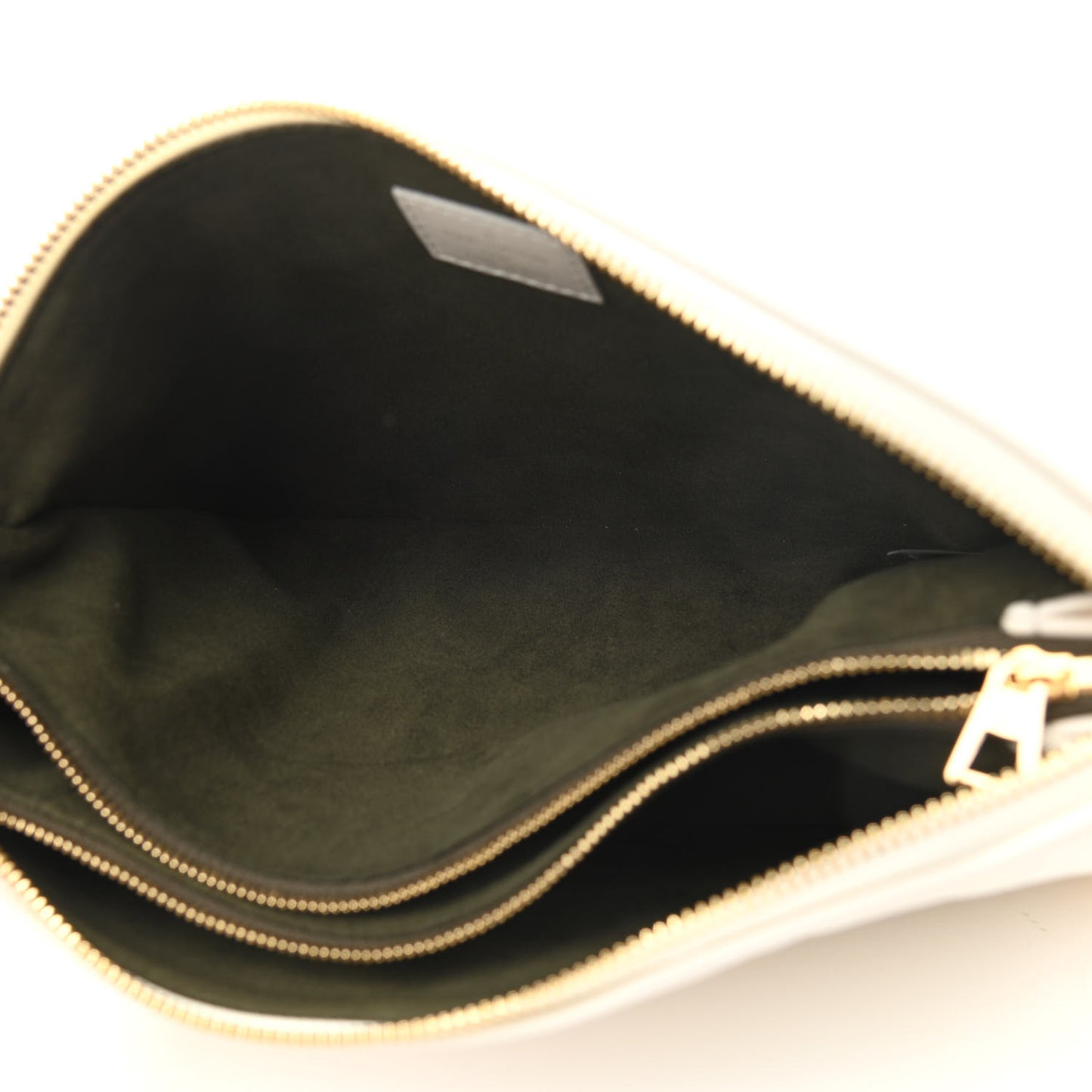 Lambskin Embossed Monogram Coussin PM Beige Cream