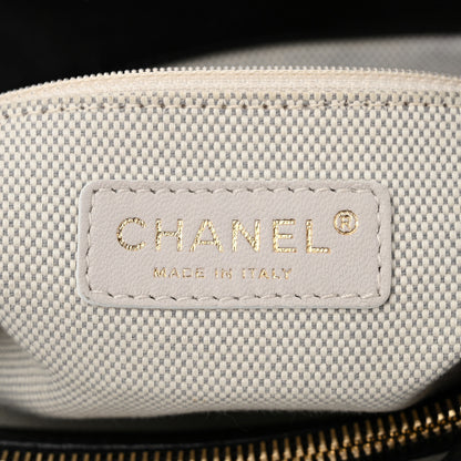 Chanel Calfskin Quilted Large Retro Chain Tote Black 6 of 12