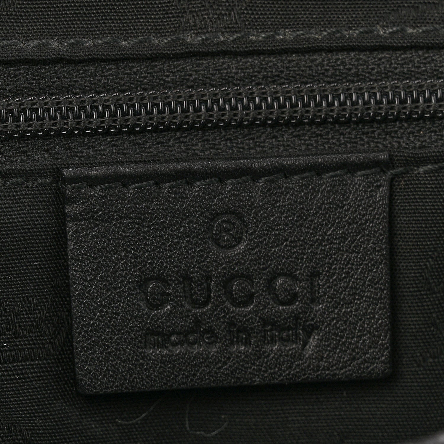 Gucci Guccissima Medium New Ladies Tote Black 6 of 12
