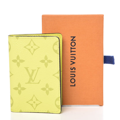 Louis Vuitton Monogram Taiga Pocket Organizer Yellow 7 of 7