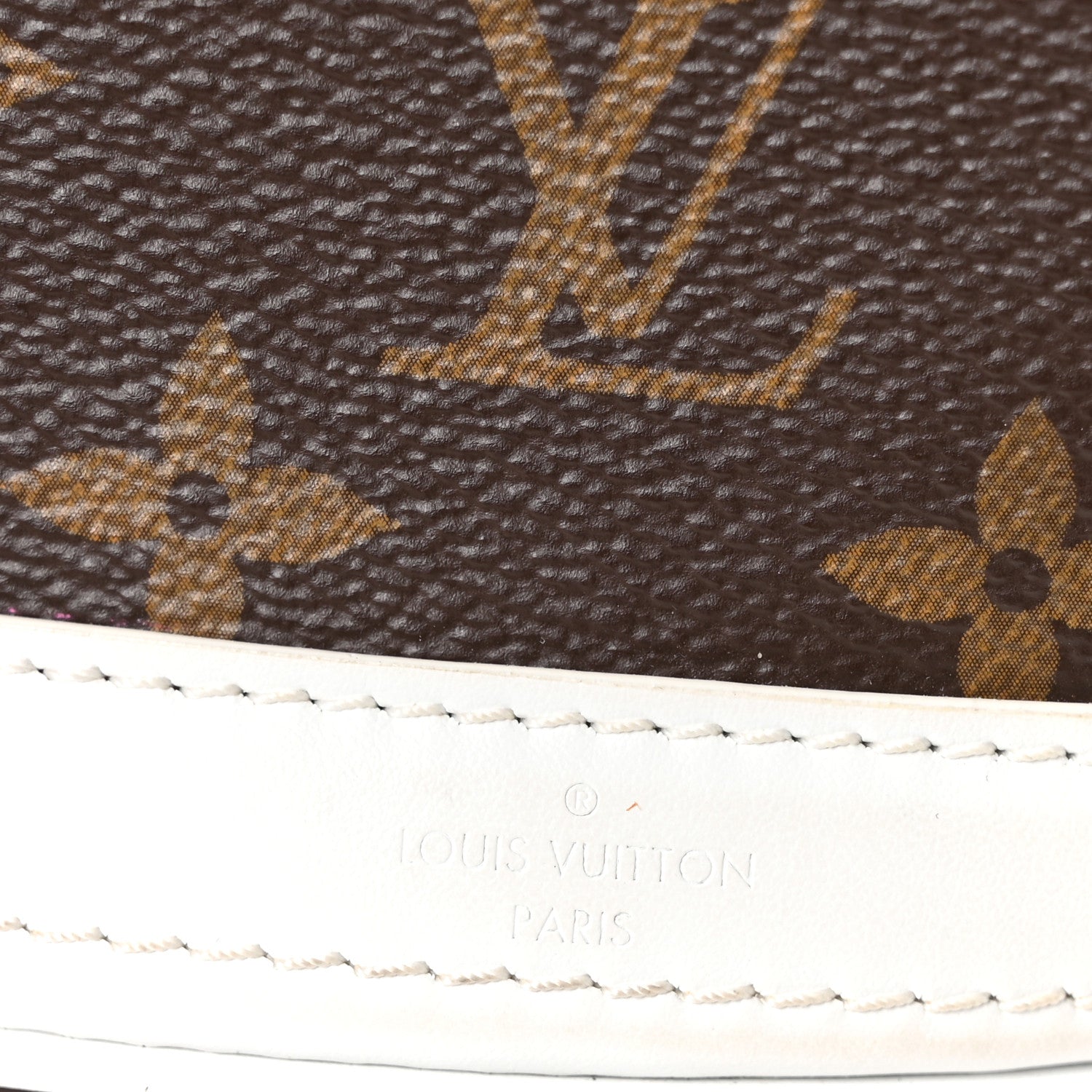 Louis Vuitton Monogram LV Match Nano Bucket Bag White 6 of 9