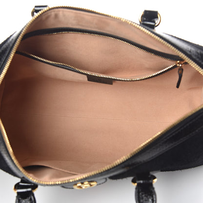 Gucci Suede Patent GG Web Medium Ophidia Boston Black 4 of 8