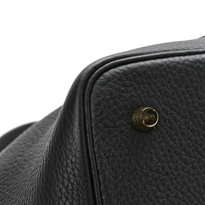 Hermes Taurillon Clemence Picotin Lock 22 MM Black 11 of 13