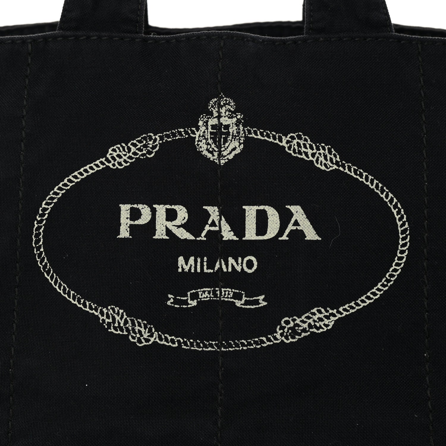 Prada Canapa Logo Tote Black 8 of 15