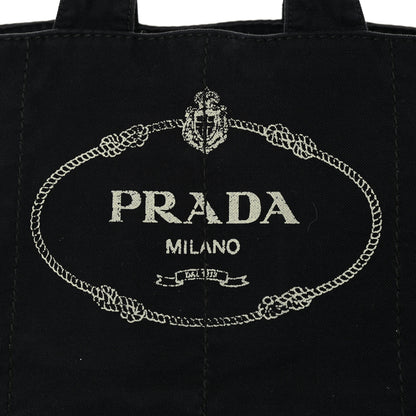 Prada Canapa Logo Tote Black 8 of 15