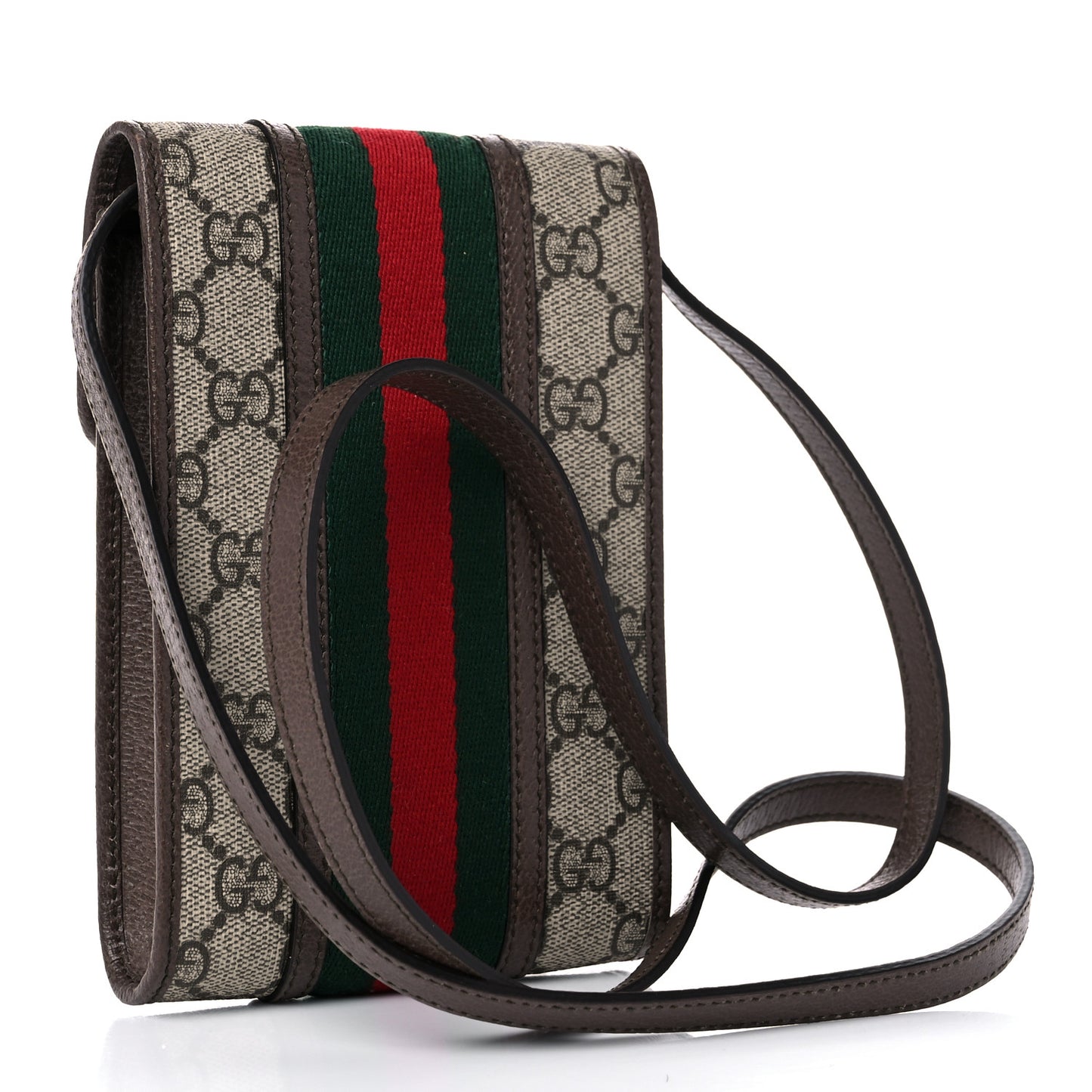 GG Supreme Monogram Web Mini Ophidia Crossbody Bag Beige New Acero