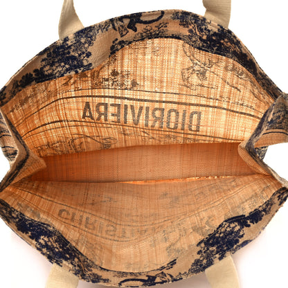 Christian Dior Straw Dioriviera Tote Beige 4 of 13