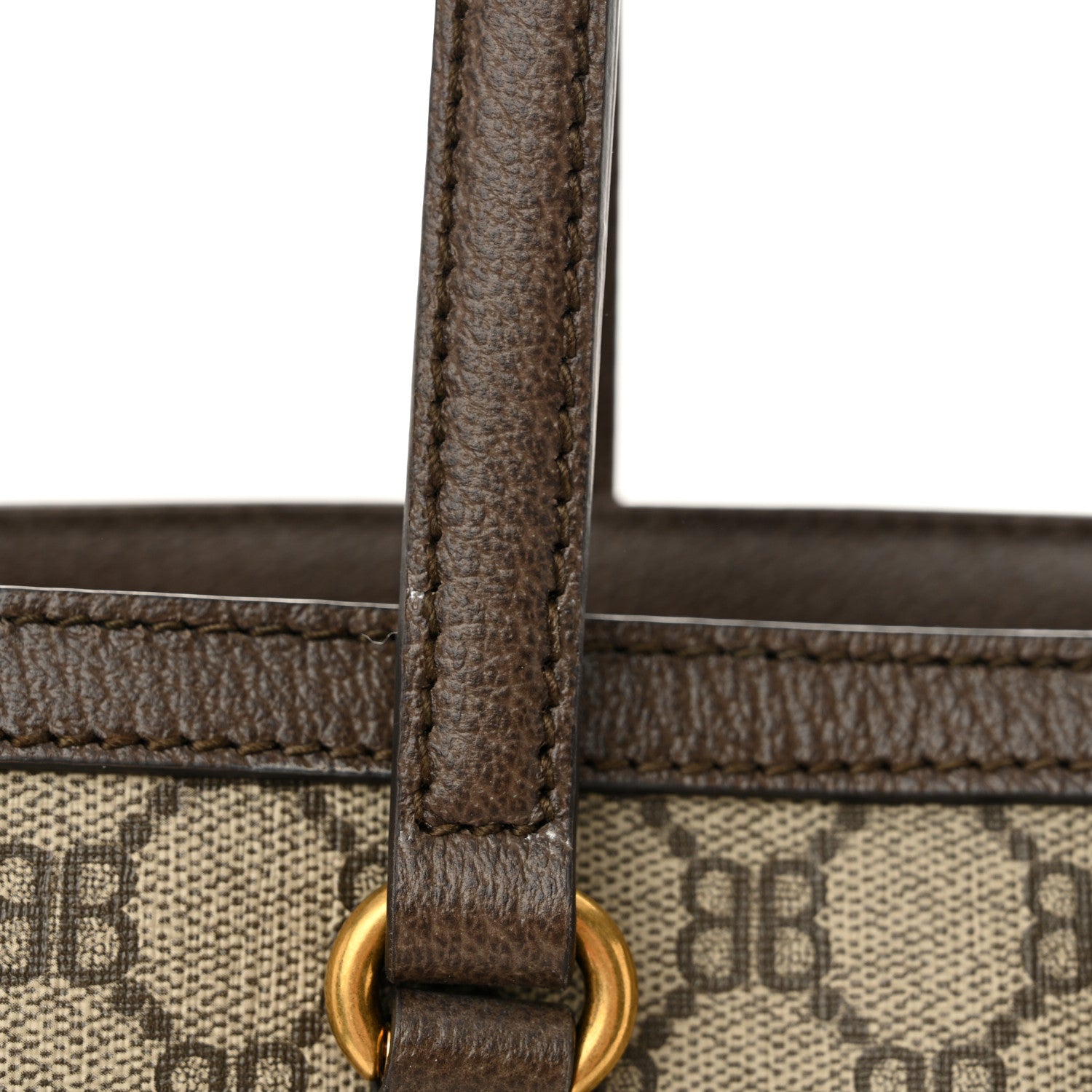 Gucci X BALENCIAGA BB Supreme Monogram Web Medium Ophidia Shopping Tote Beige New Acero 11 of 13