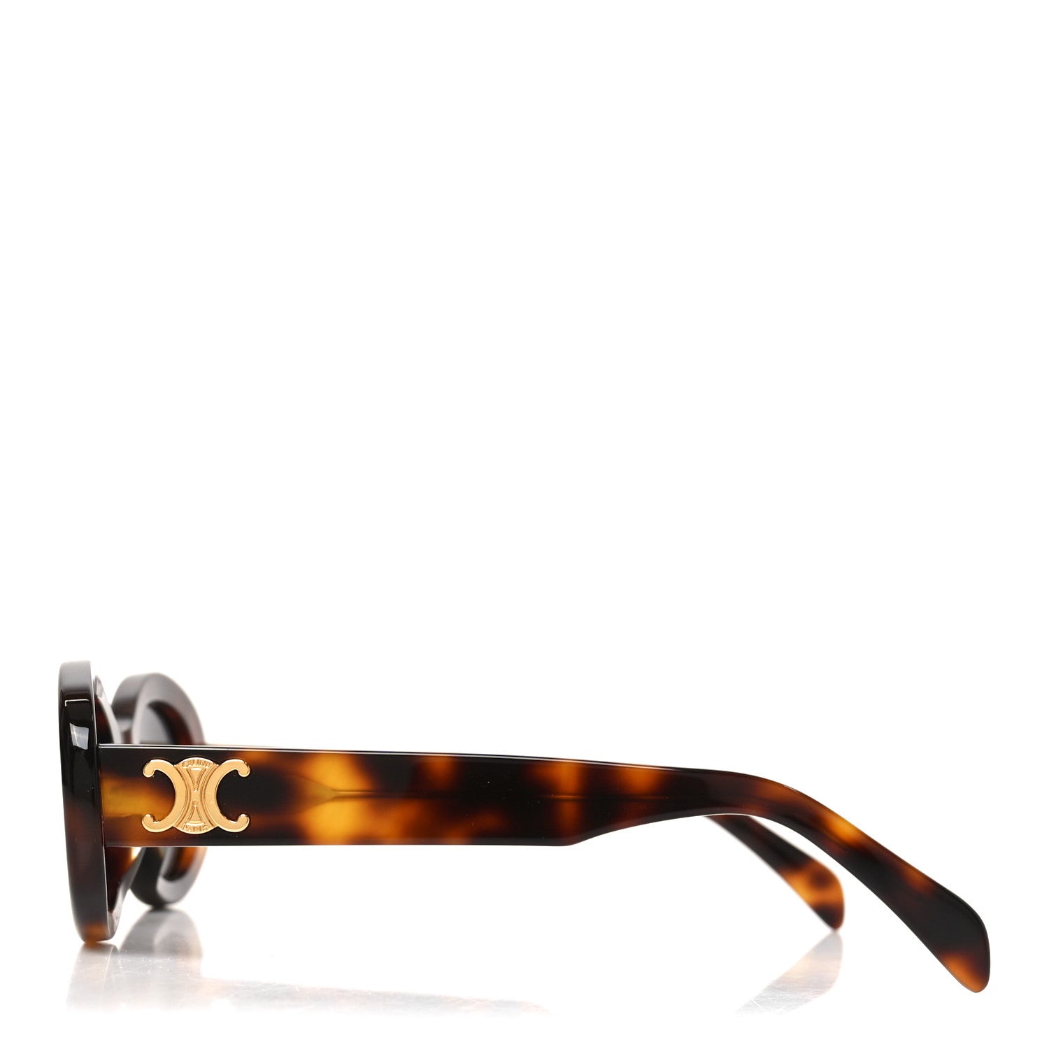 Celine Acetate Triomphe 01 Sunglasses CL 40194U Tortoise 3 of 7