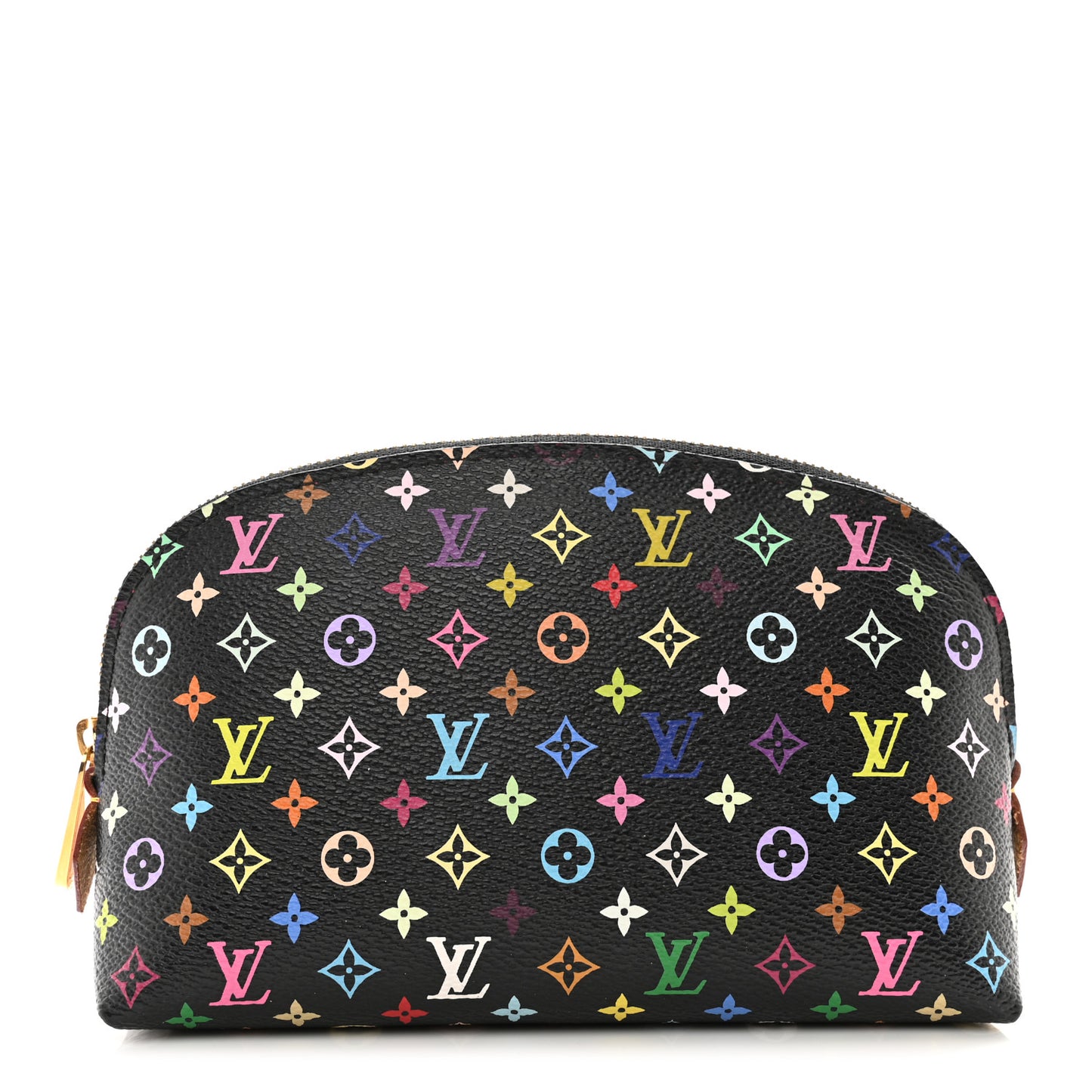 Monogram Multicolor Cosmetic Pouch Black Grenade