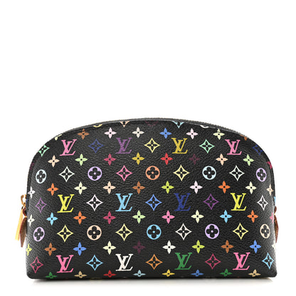 Louis Vuitton Monogram Multicolor Cosmetic Pouch Black Grenade 1 of 6