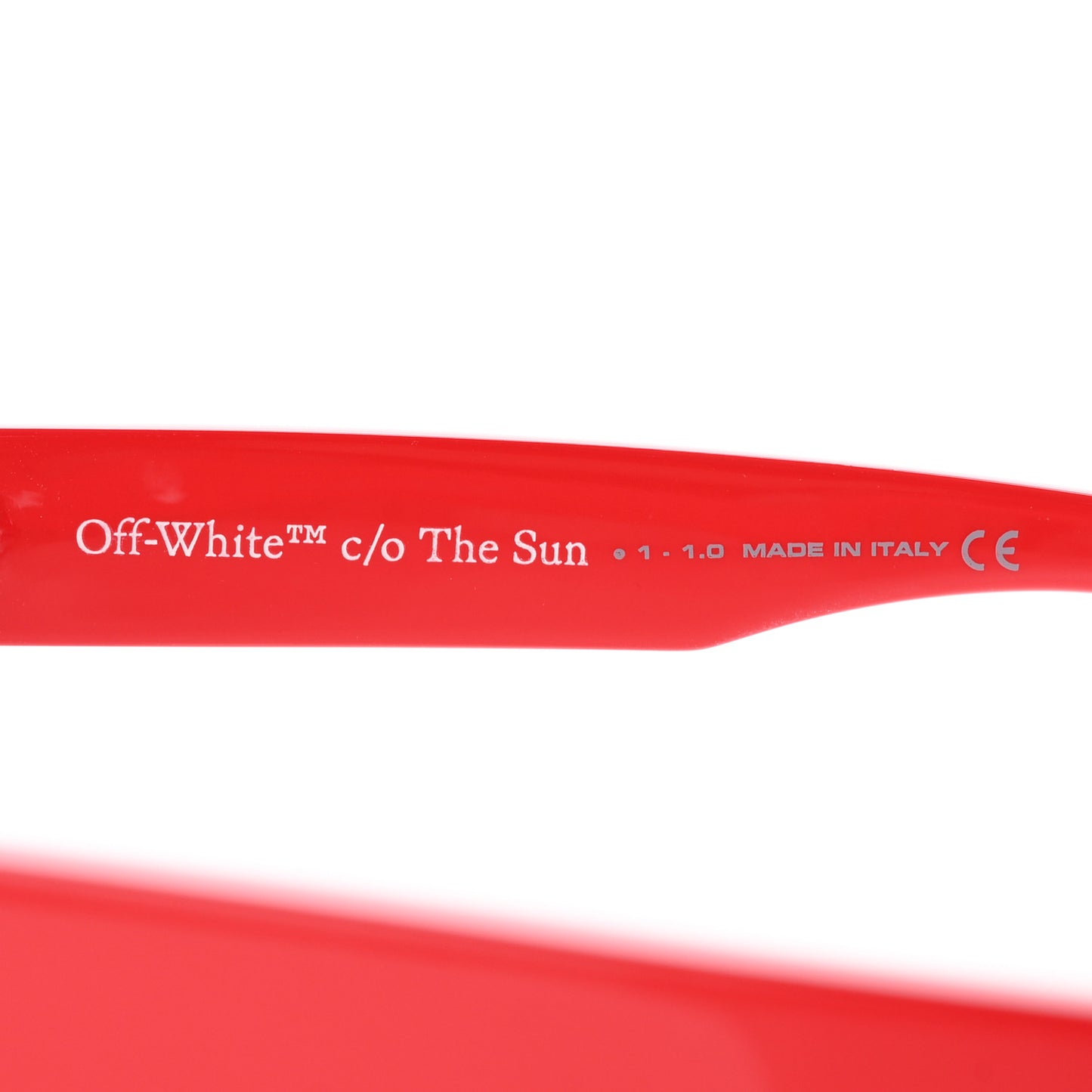 Acetate Arrows Sunglasses Red