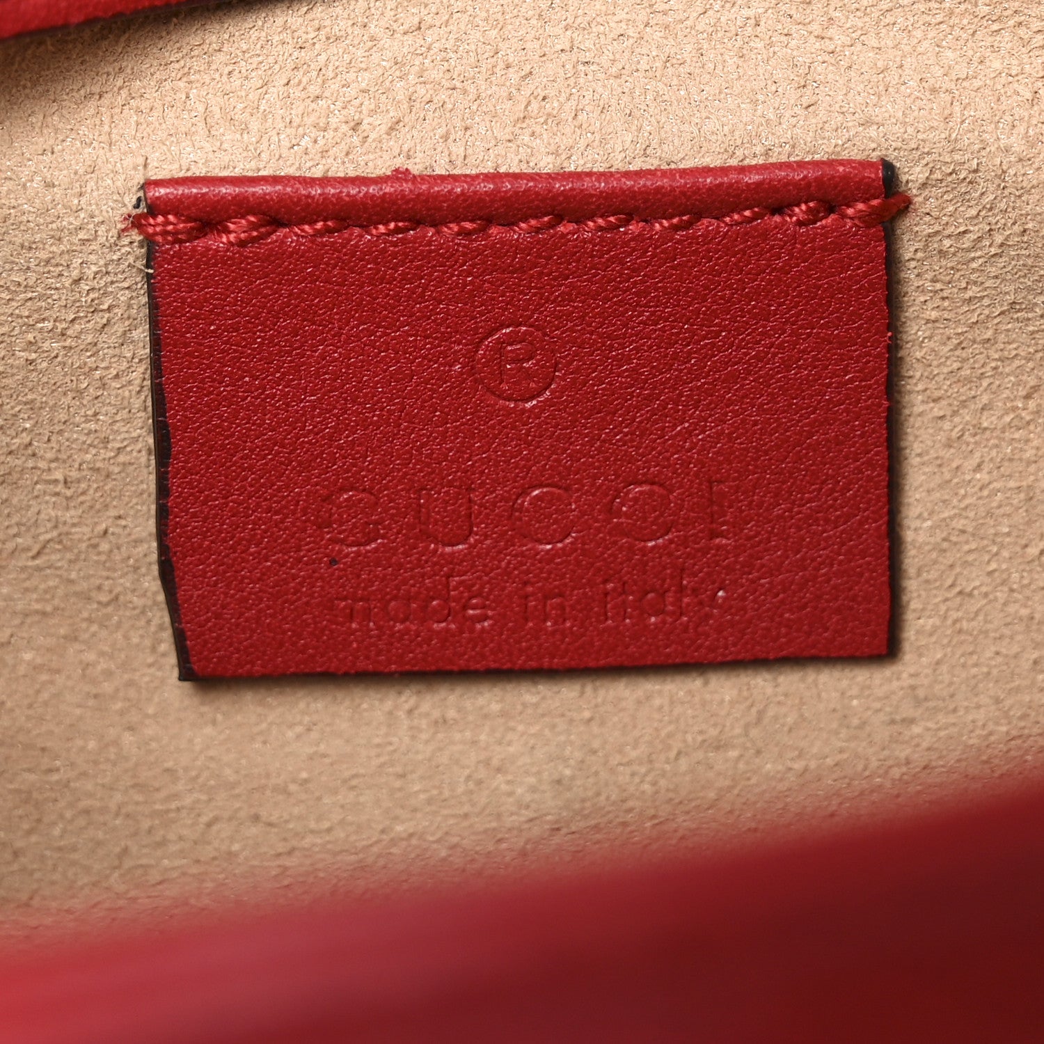 Gucci Calfskin Matelasse Super Mini GG Marmont Shoulder Bag Hibiscus Red 10 of 18