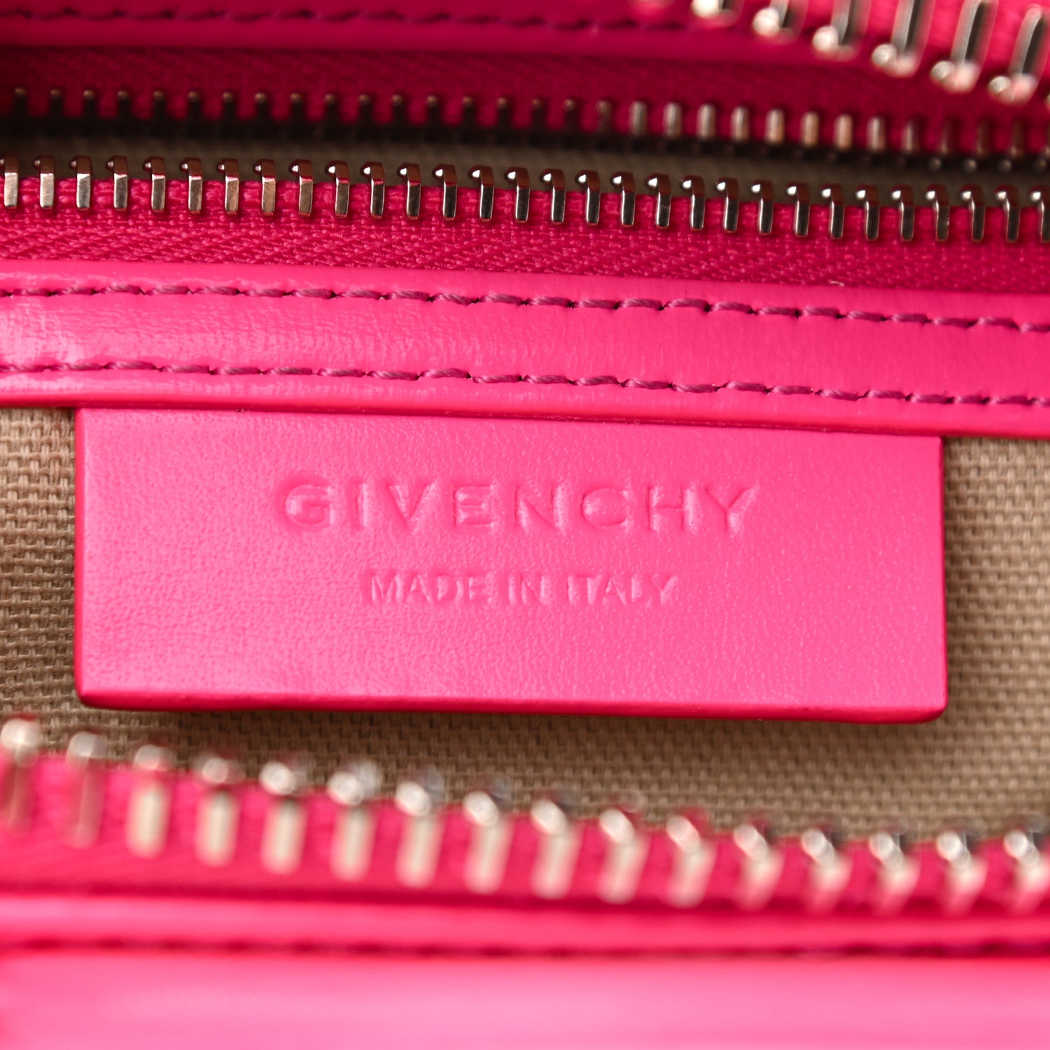 Givenchy Shiny Lord Calfskin Mini Antigona Shocking Pink 6 of 11