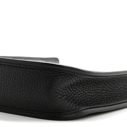 Hermes Taurillon Clemence Evelyne TPM Black 10 of 12