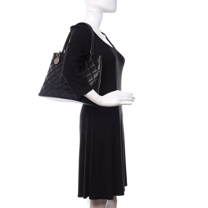 Chanel Caviar Quilted Medallion Tote Black 2 of 10