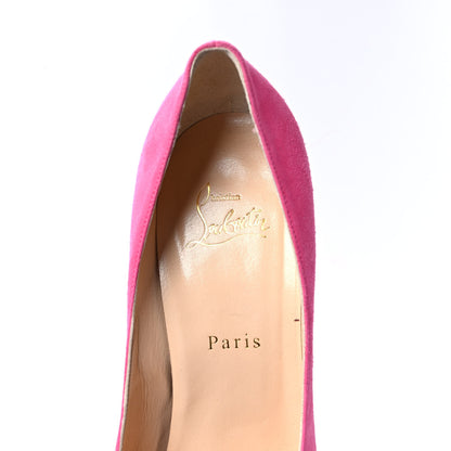 Christian Louboutin Suede Decoltish 100 Pumps 40 Pink 8 of 10