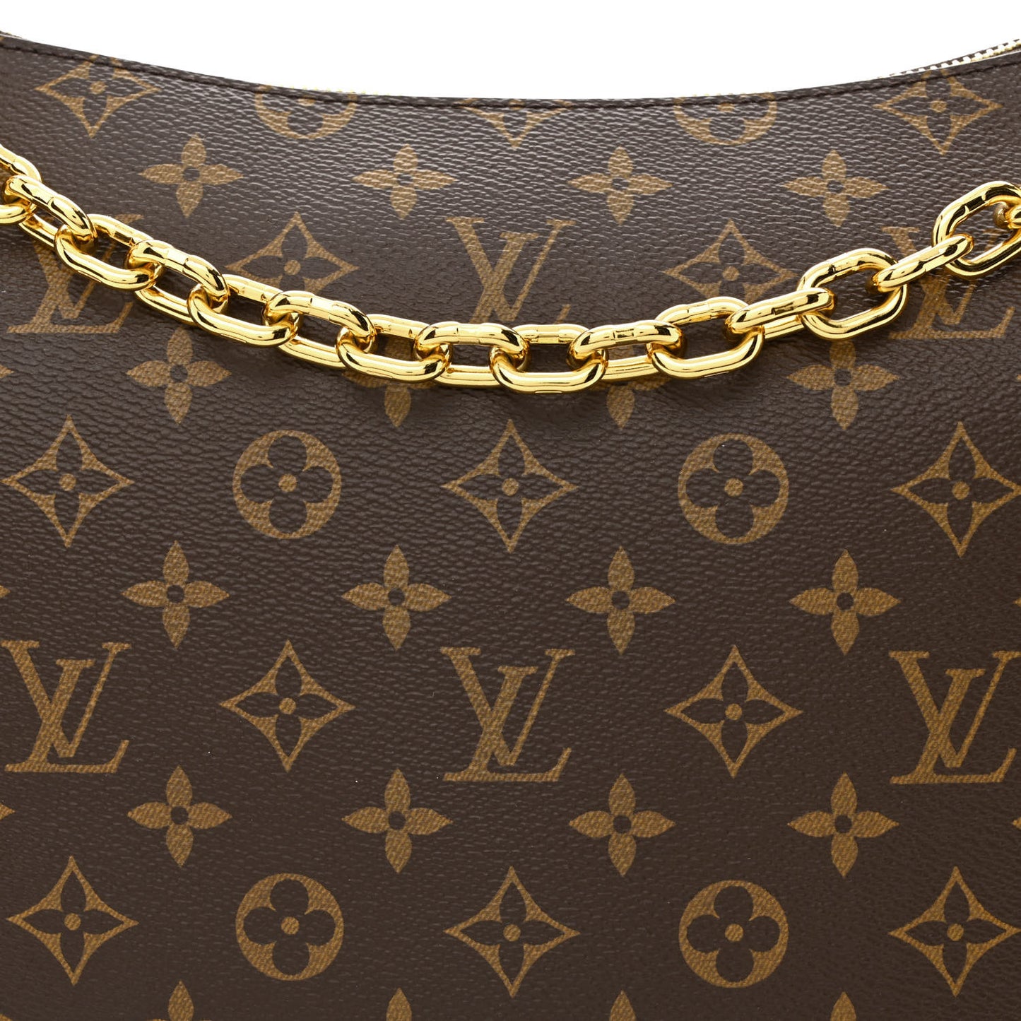 Reverse Monogram Loop Hobo