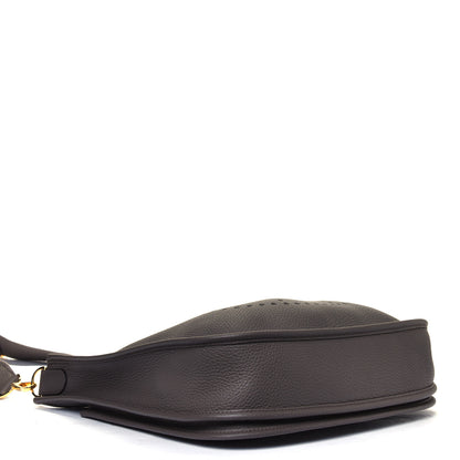 Hermes Taurillon Clemence Evelyne III PM Etain 3 of 5