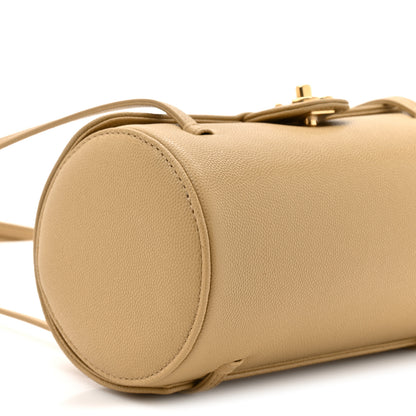 Chanel Shiny Caviar Preppy Coco Small Bowling Bag Dark Beige 10 of 10