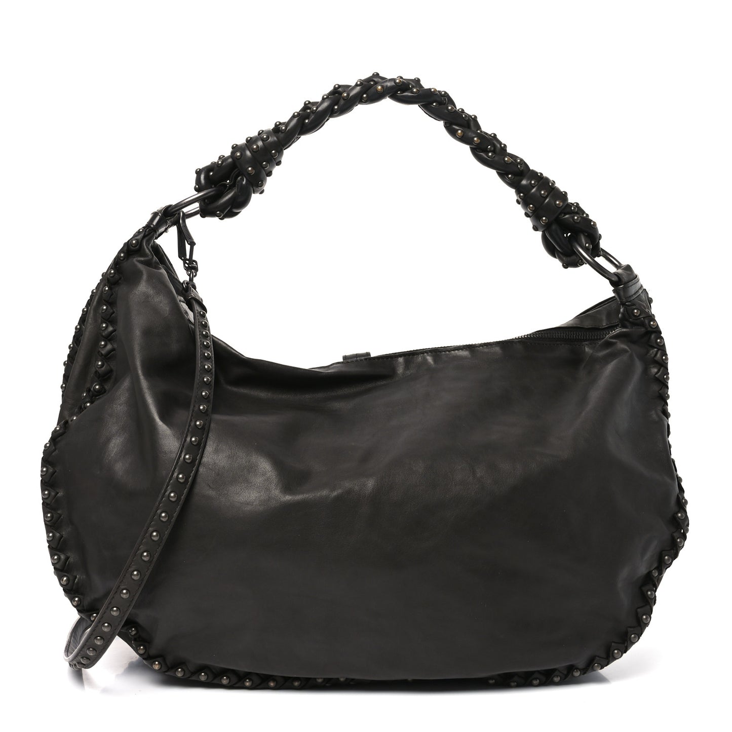 Waxed Calfskin Hobo Espresso