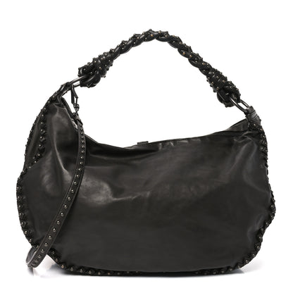Bottega Veneta Waxed Calfskin Hobo Espresso 1 of 11