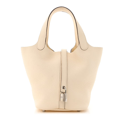 Hermes Taurillon Clemence Picotin Lock 18 PM Nata 1 of 10