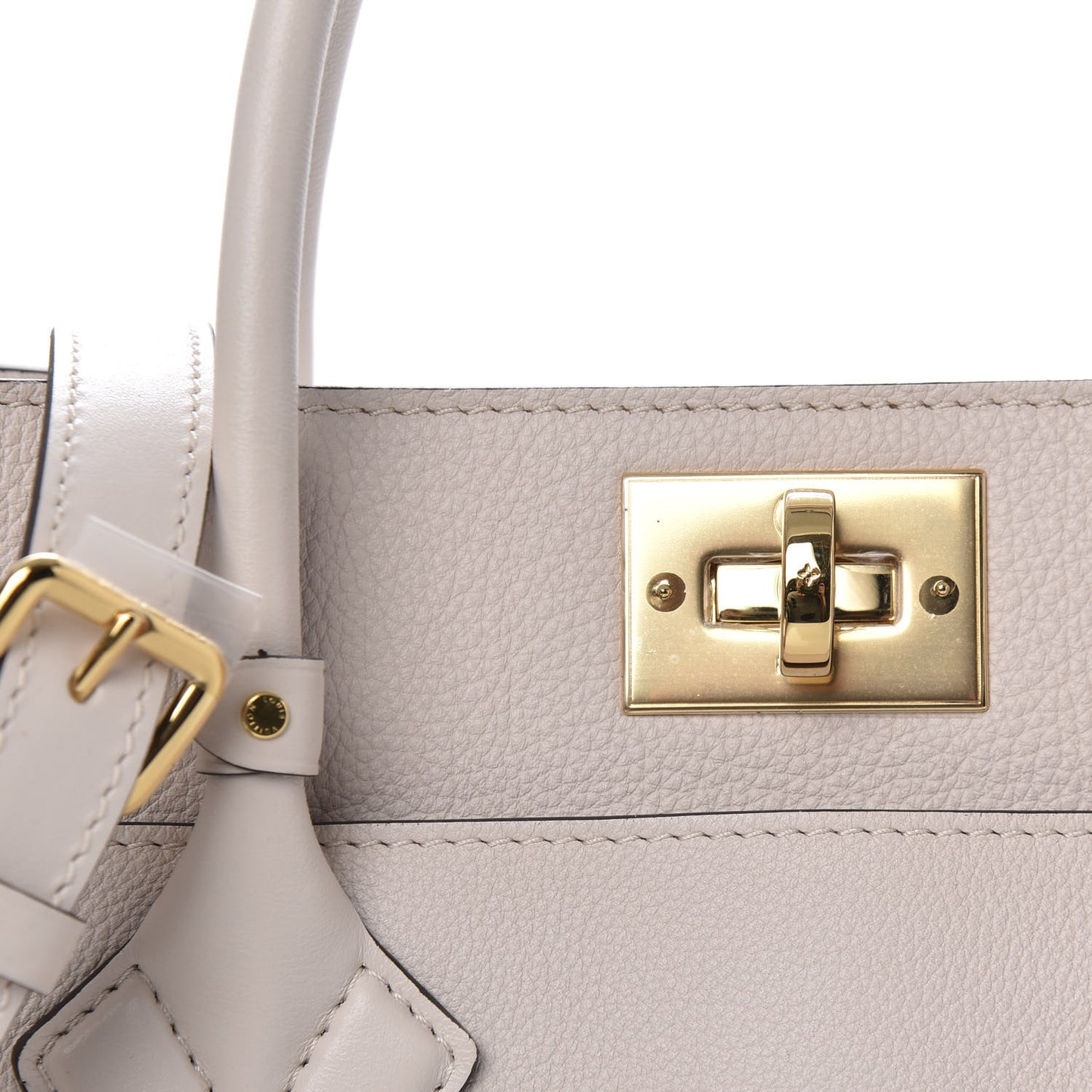 Calfskin Monogram On My Side Greige