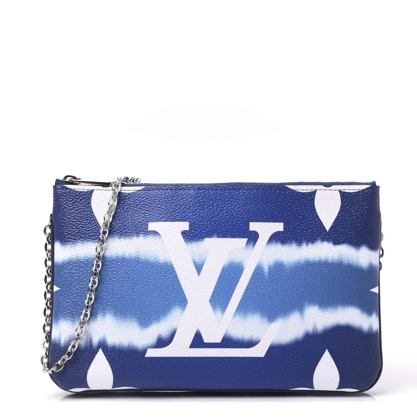 Monogram Giant Escale Double Zip Pochette Blue