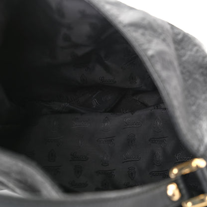 Gucci Guccissima Large New Ladies Web Hobo Black 5 of 10