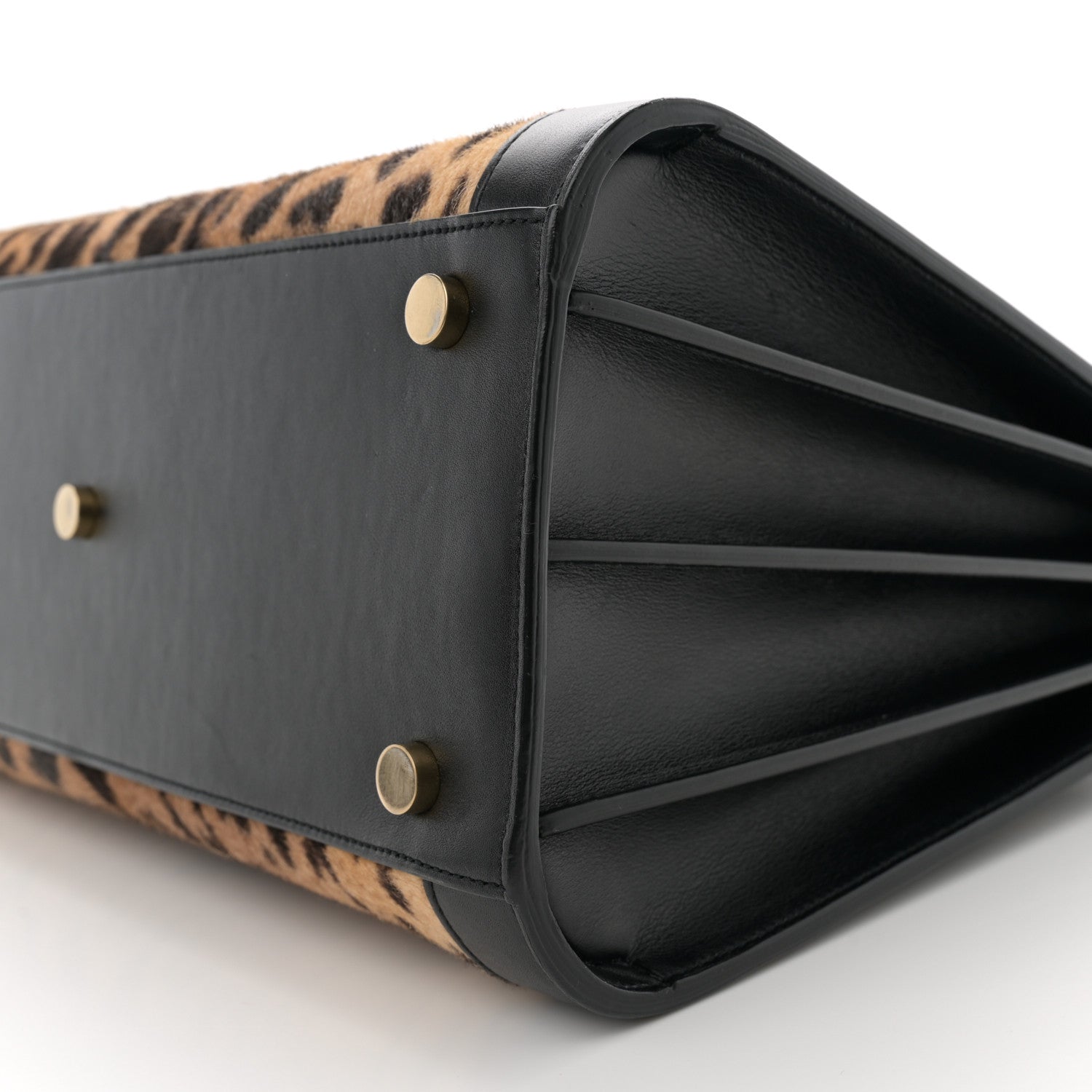 Saint Laurent Calf Hair Leopard Print Small Sac De Jour Black 10 of 12