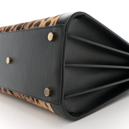 Saint Laurent Calf Hair Leopard Print Small Sac De Jour Black 10 of 12