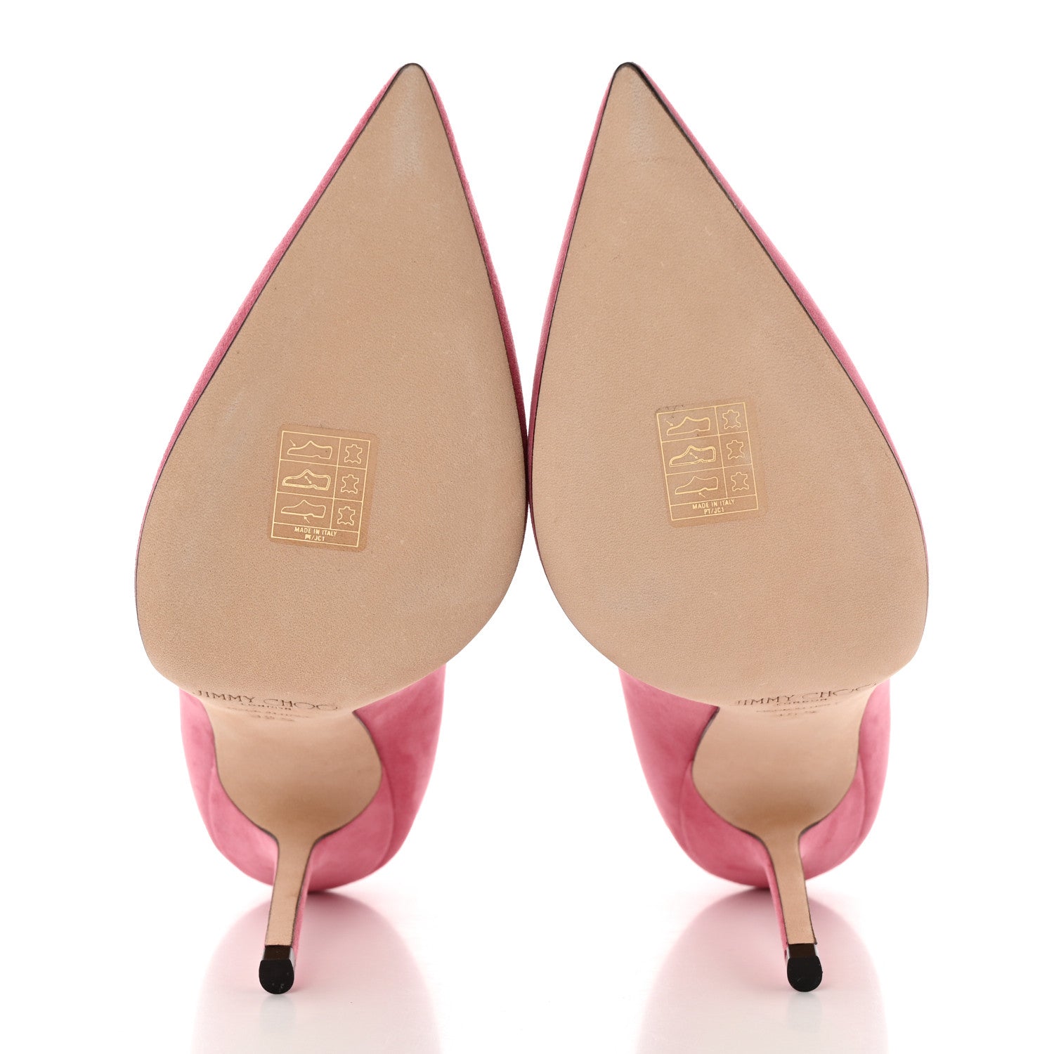 Jimmy Choo Suede Love 100 Pump 35.5 Candy Pink 5 of 10