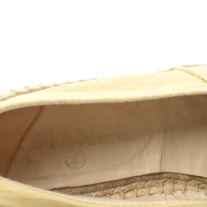 Chanel Tweed CC Espadrilles 39 Yellow 8 of 8