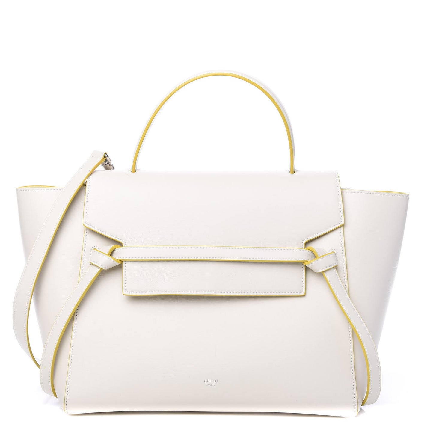 Smooth Calfskin Small Belt Bag White
