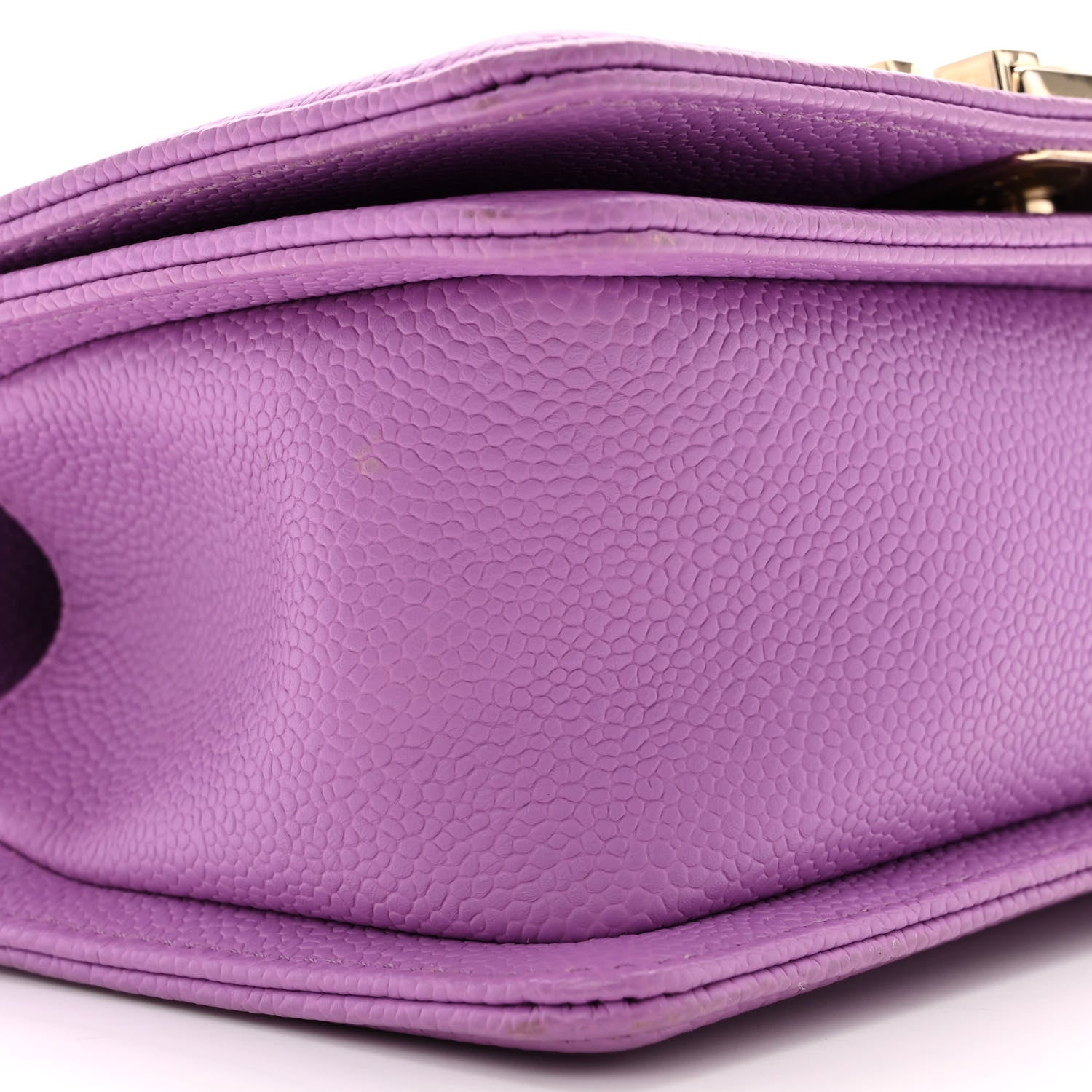 Chanel Caviar Quilted Small Boy Flap Purple 9 of 11