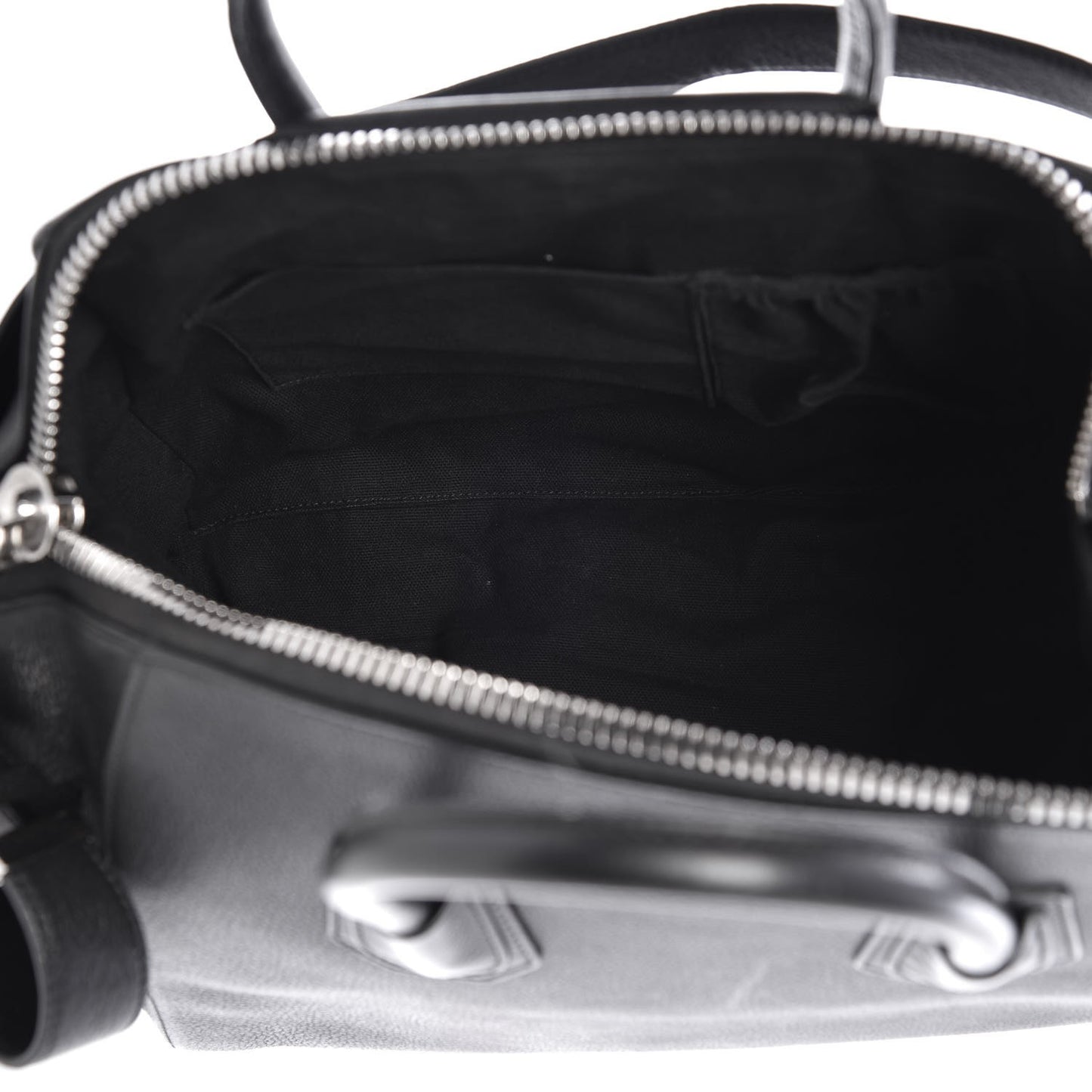 Sugar Goatskin Medium Antigona Black