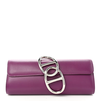 Hermes Tadelakt Egee Clutch Anemone 1 of 17