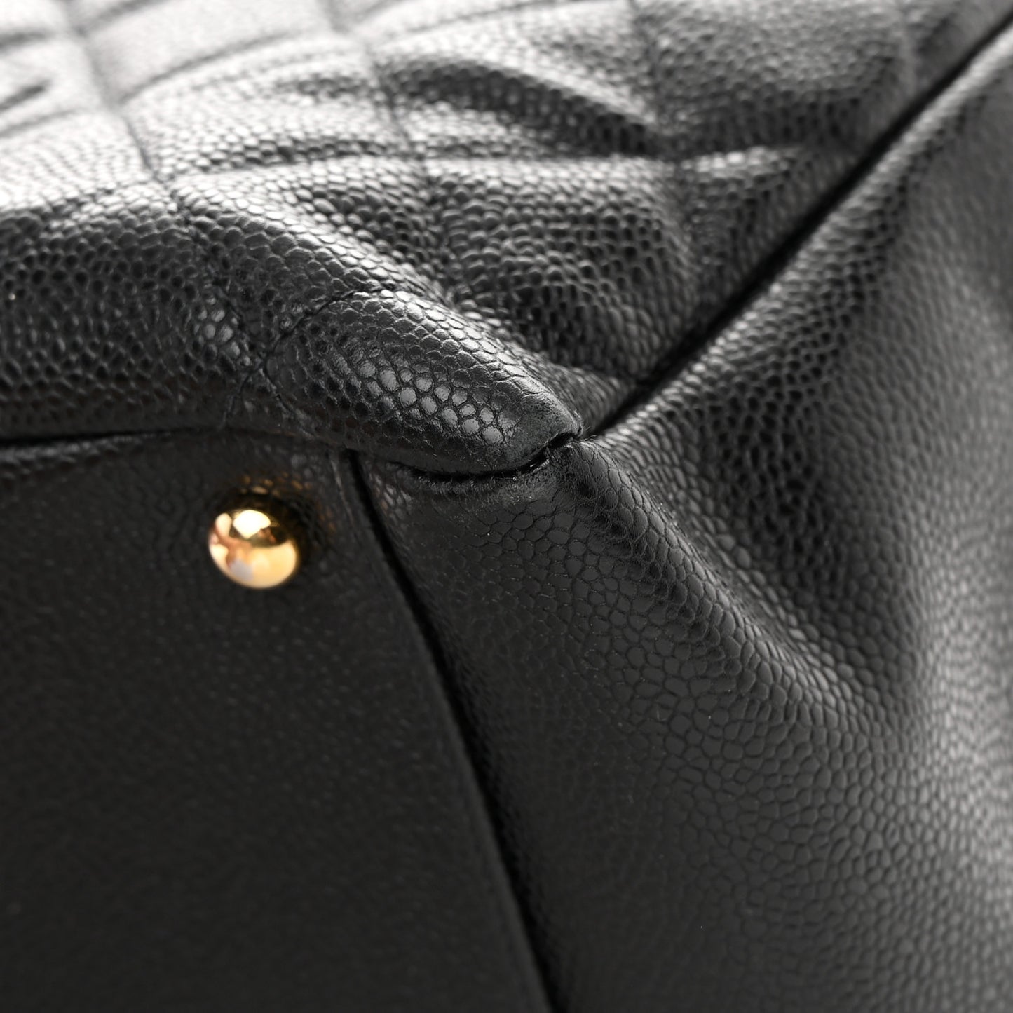 Caviar Quilted Grand Timeless Tote GTT Black